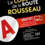 Livre "Le code de la route ROUSSEAU" Édition 2023 Couverture