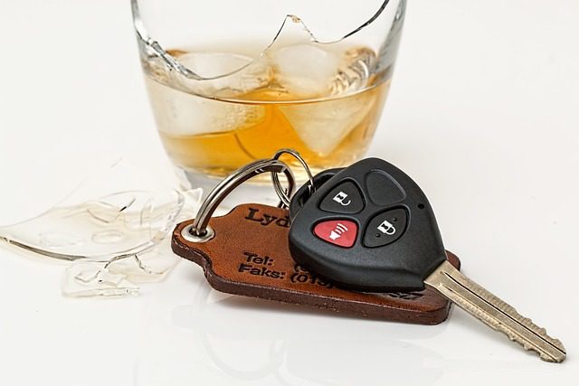 Verre d'Alcool Clé de Conduite