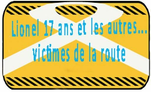 Lionel 17 ans et les autres victimes de la route Logo Aide aux victimes et familles des accidentés de la route