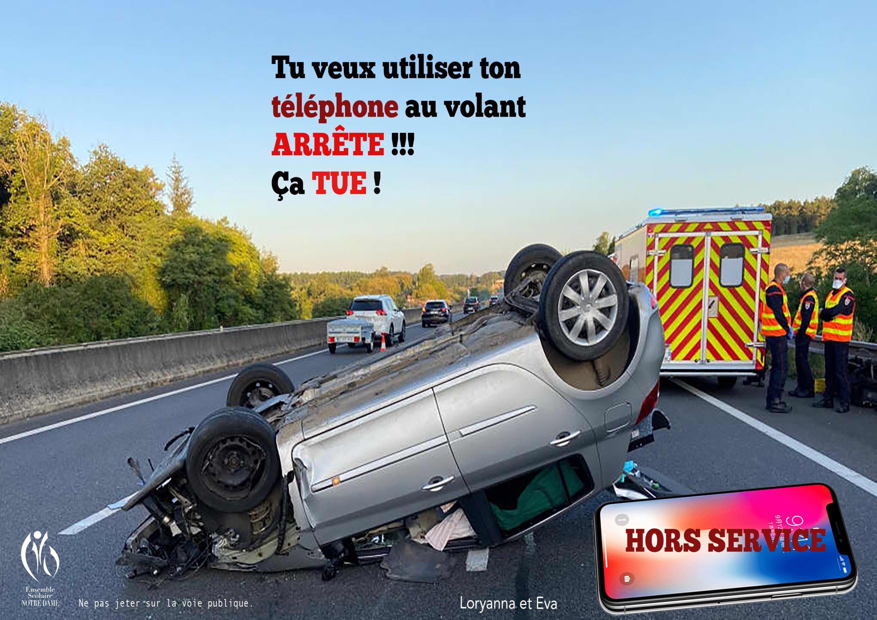 Accident Téléphone au volant Aide aux victimes et familles des accidentés de la route