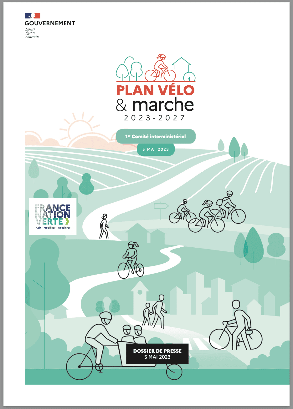 Plan Vélo et Marche 2023-2027 Gouvernement